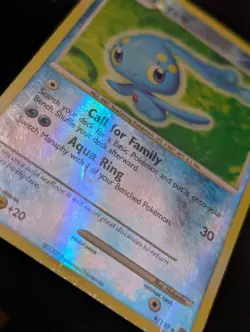 Manaphy 9/130 Diamond and Pearl Pokemon MP Reverse Holo - Image 2