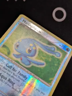Manaphy 9/130 Diamond and Pearl Pokemon MP Reverse Holo - Image 4