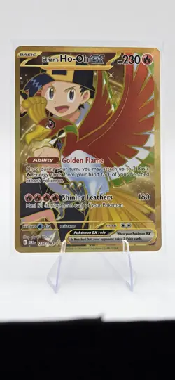 Pokemon TCG Ethan's Ho-Oh ex 239/182 Destined Rivals Holo - Image 1
