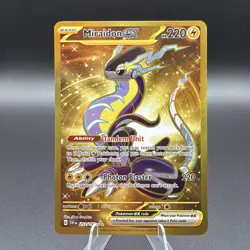 Miraidon ex 253/198 Scarlet & Violet Base Gold Hyper Rare Full Art Pokemon TCG - Image 1