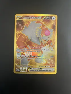 Pokemon Bloodmoon Ursaluna EX 222/167 Sv06 Hyper Rare Full Art Holo TCG - Image 1
