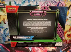 Pokemon TCG: Shrouded Fable Greninja Ex Special Collection Box New Sealed - Image 2