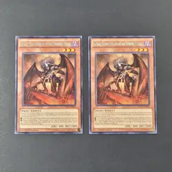 Yugioh TCG - 2x Scarm Malebranche of the Burning - DUEA-EN082 - LP/NM - 1st 2014 - Image 2
