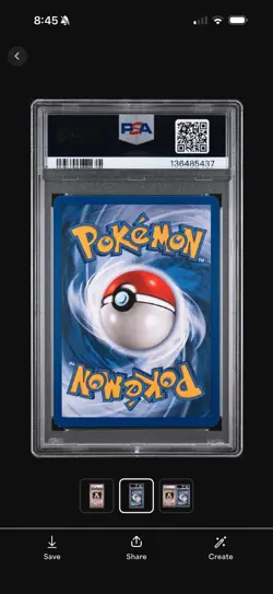 2000 Pokemon Base Set 2 Alakazam #1 - English Holo 1/130 - PSA 8 NM-MT - Image 2