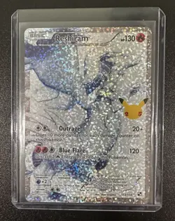 Reshiram 113/114 Full Art Holo Celebrations 25th NM Pokemon TCG - Image 1
