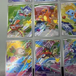 Pokemon First Partner's Illustration Collection Series 1 FULL SET (9) TCG NM - Image 5