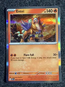Pokemon TCG Entei 025/217 Holo Rare ME: Ascended Heroes - Image 1