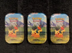 Pokemon TCG Ascended Heroes 3x Mini Tin - 6 Booster Packs - NEW/FACTORY SEALED - Image 1