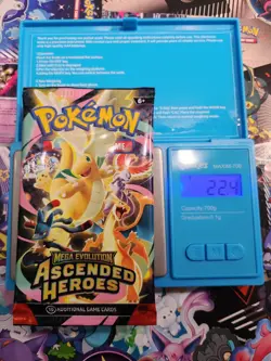 EXTREMELY HEAVY! 22.4g GOD PACKUUU Ascended Heroes Pokemon TCG Booster (SEALED) - Image 1