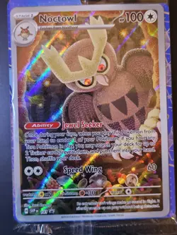 SEALED Pokemon Noctowl SVP141 Stellar Crown Promo NM - Image 1