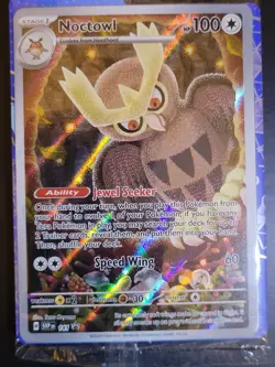 SEALED Pokemon Noctowl SVP141 Stellar Crown Promo NM - Image 2