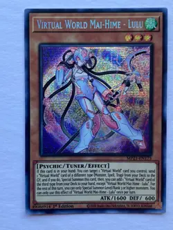 Yugioh - Virtual World Mai-Hime Lulu - MP21-EN173 - NM/M - 1st Secret Rare, 2021 - Image 2
