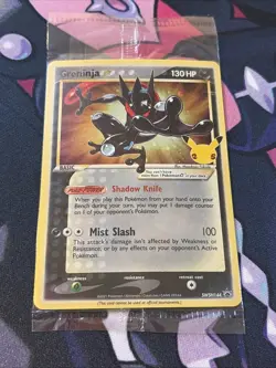 Pokemon Greninja Gold Star SWSH144 Promo Sealed Celebrations Pack NM - Image 4