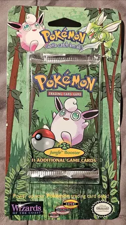 1999 Pokemon Jungle Blister Pack – Wigglytuff Artwork (Factory Sealed) - Image 1