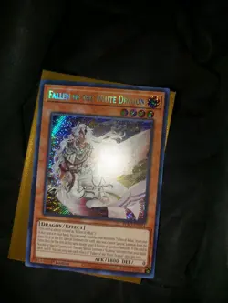 Fallen of the White Dragon BPRO-EN024 Secret Rare Burst Protocol Yugioh 1st NM - Image 1