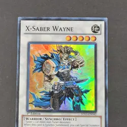 Yugioh TCG - X-Saber Wayne - 5DS3-EN042 - NM - 1st Edition - Super Rare - 2010 - Image 5