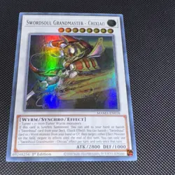 Yu-Gi-Oh! TCG Swordsoul Grandmaster-Chixiao Ultra Rare NM MAMA-EN038 - Image 2