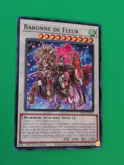 Yugioh TCG Baronnr De Fleur Super Rare RA01-EN034 NM - Image 1
