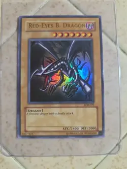 Red-Eyes B. Dragon Ultra Rare Legend of Blue Eyes White Dragon LOB-070 NM - Image 1