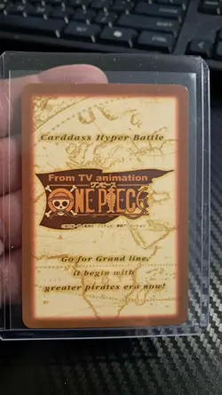 BANDAI One Piece Hyper Battle LUFFY PIRATES S40 HOLO FOIL SCARCE EARLY CARD - Image 2