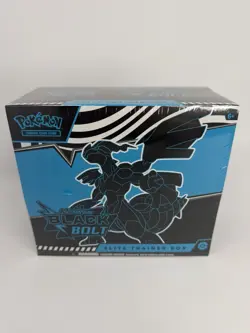 FACTORY SEALED Pokemon TCG Black Bolt Elite Trainer Box (ETB) check description. - Image 1