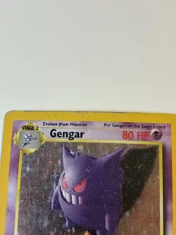 Gengar 5/62 Fossil Holo Pokemon TCG WOTC Card HP Vintage Holo - Image 5
