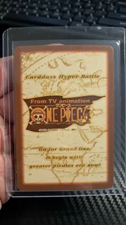 BANDAI One Piece Hyper Battle S84 LUFFY ZORO GOLD STAMPED SCARCE EARLY CARD - Image 2