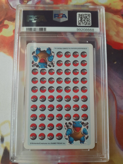 1999 Pokemon Mewtwo Ace of Clubs Stadium Blue 3D Playing Card PSA 10 Gem Mint👁 - Image 2