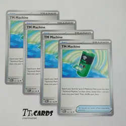 TM Machine 181/182 x4 Playset 4x Pokemon TCG SV Destined Rivals DRI - 4 Card Set - Image 1