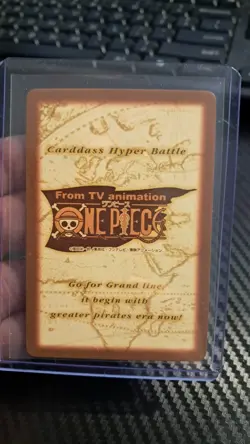 BANDAI One Piece Hyper Battle S120 LUFFY HOLO FOIL SCARCE EARLY CARD VINTAGE TCG - Image 2