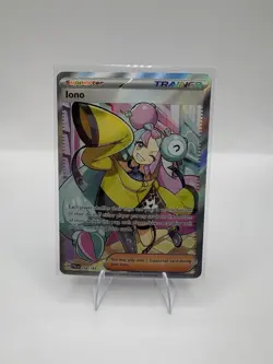 Iono Ultra Rare SV02: Paldea Evolved 254/193 Full Art Trainer Card - Image 1