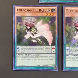 Yugioh TCG - 3x Performapal Ballad - DPDG-EN002 - Super Rare - 1st Ed - NM 2017 - Image 3