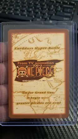 BANDAI One Piece Hyper Battle S09 LUFFY PIRATES HOLO FOIL SCARCE EARLY CARD - Image 2