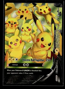 Pikachu V-Union Promo SWSH: Sword & Shield Promo Cards SWSH142 NM - Image 1