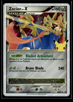 Zacian LV. X Promo SWSH: Sword & Shield Promo Cards SWSH135 NM - Image 1