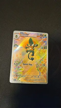 Simisage 090/086 Illustration Rare IR Holo English Black Bolt Pokemon TCG Card - Image 1