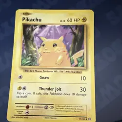 Pikachu Evolutions Common Regular 35/108 Basic 60 HP Pokemon Card 2016 English - Image 1