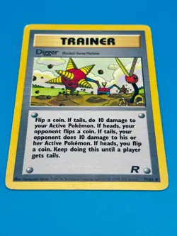 Digger Trainer Card - Team Rocket Unlimited #75/82 Pokemon Card TCG - Image 2