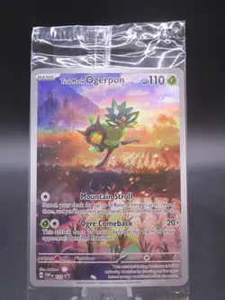 Pokemon TCG Teal Mask Ogerpon 123 Sv: Scarlet & Violet Promo Cards Holo - Sealed - Image 1