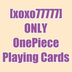 [xoxo77777] ONLY One Piece Playing Cards Luffy Zoro Nami Boa ENSKY Japanese - Image 1