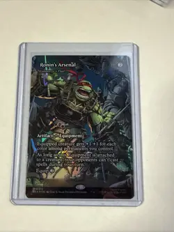 MTG Ronin's Arsenal - Conqueror's Flail (Borderless) TMNT FOIL - Image 1