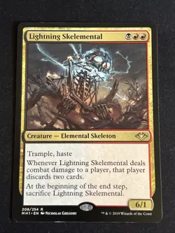 1x Lightning Skelemental (208) Modern Horizons LP MTG Magic the Gathering x1 MKE - Image 1