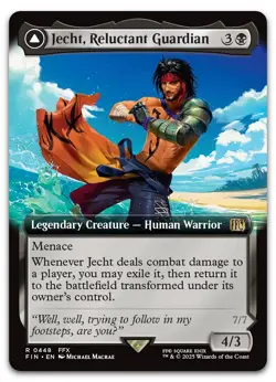 Jecht, Reluctant Guardian (Extended Art) #448 (NM) Final Fantasy FIN Magic MTG - Image 1
