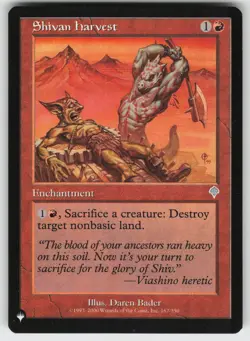 Shivan Harvest U The List Reprints 167/350 MTG - Image 1