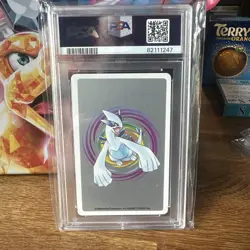 2000 POKEMON SILVER VERSION PLAYING CARDS 182 BELLOSSOM QUEEN OF CLUBS PSA10 - Image 2