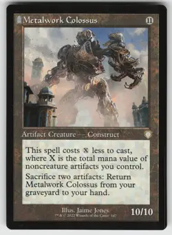 Metalwork Colossus (Retro Frame) R Commander: The Brothers' War 147 MTG - Image 1