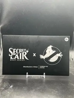 Magic the Gathering MTG Secret Lair x Ghostbusters: Slimer Rainbow Foil - Image 1