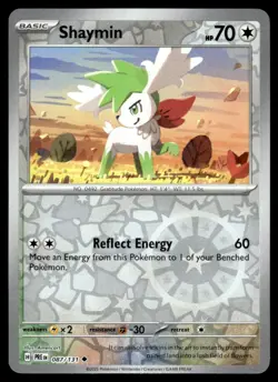 2025 Scarlet & Violet Series - Prismatic Evolutions Shaymin Uncommon/Reverse - Image 1