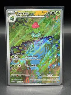 Pokemon TCG - Ivysaur 167/165 - Illustration Rare - Scarlet & Violet 151 - NM - Image 1