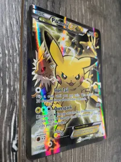 Pikachu EX XY124 Black Star Promo 2016 Holo Pokemon Card (Near Mint) - Image 3
